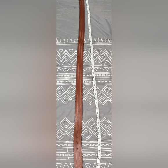 Arturo Vannini Brown Leather Belt Size Large - Picture 4 of 4